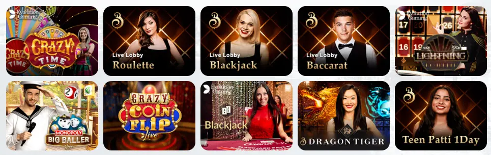 Jeux de casino en direct Casino Night