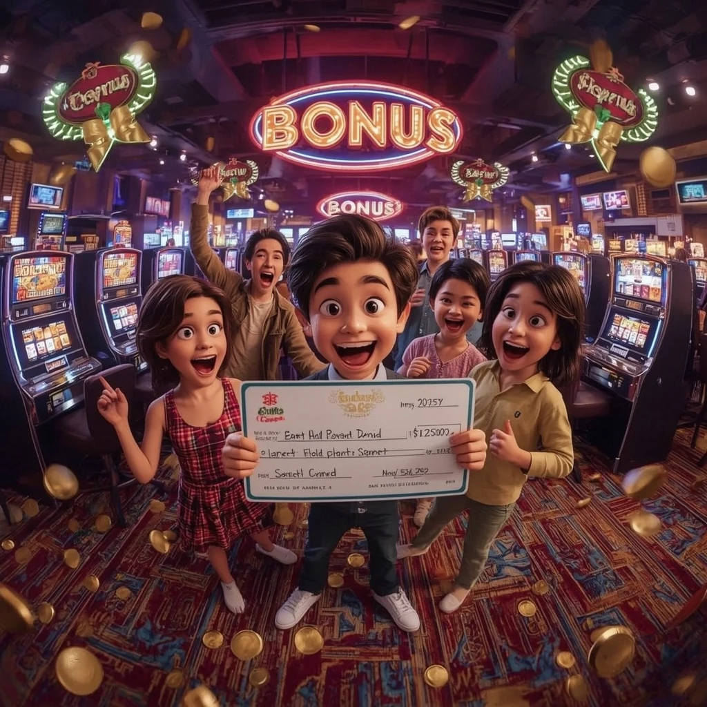 bonus dans les mains de l'homme au casino Casino Night