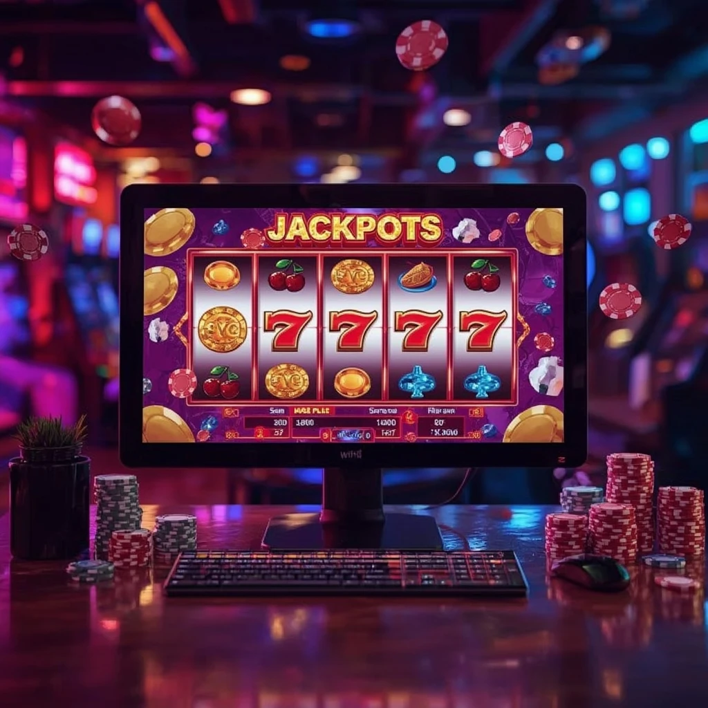 slots sur le moniteur CASINO NIGHT